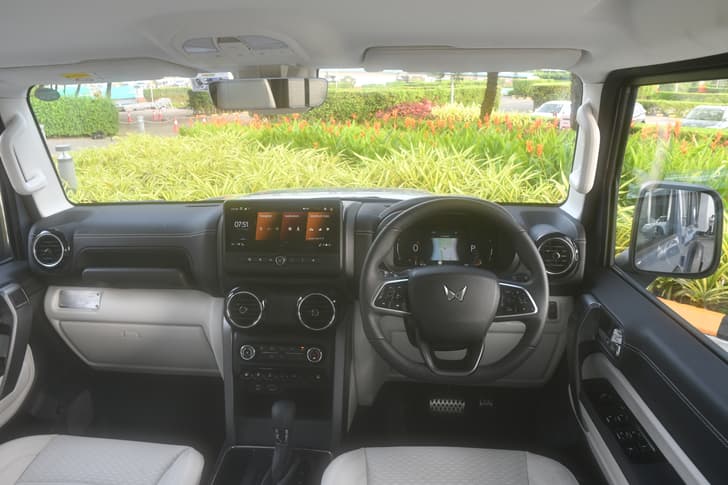 Mahindra Thar Roxx Dashboard