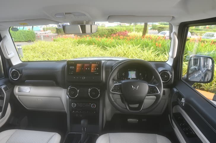 Mahindra Thar Roxx Dashboard