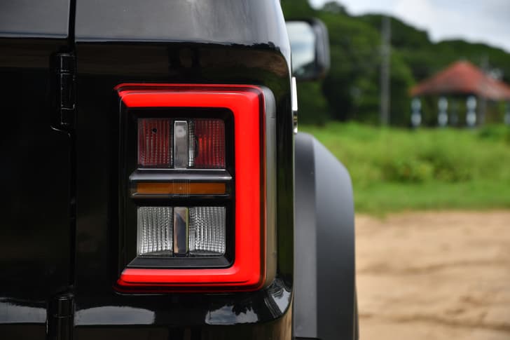 Mahindra Thar Roxx Rear View