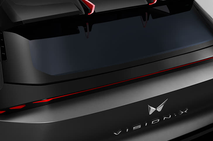 Mahindra Vision X Rear View Mahindra Vision X Rear View