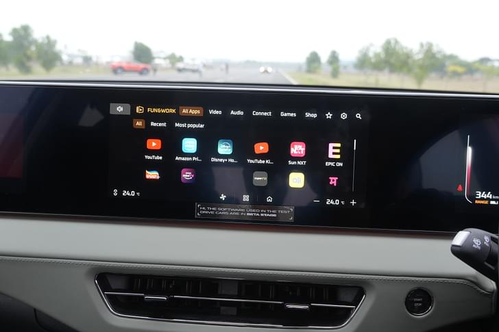 Mahindra Xev 9e Dashboard