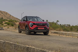 Mahindra Xuv 3xo Front Right Three Quarter Partially