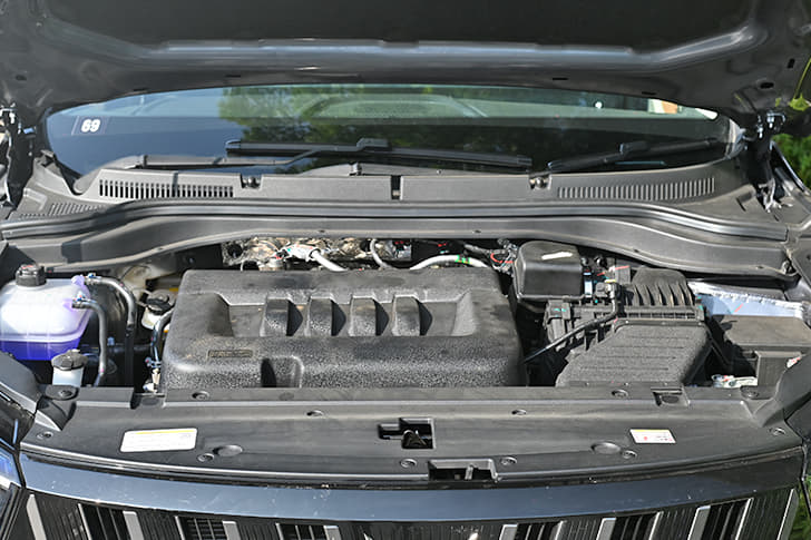 Open Bonnet Engine Shot