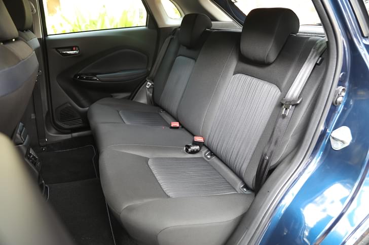 Maruti Suzuki Baleno Second Row Seats