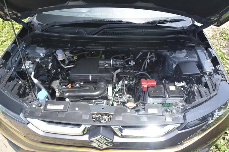 Maruti Suzuki Brezza Open Bonnet Engine Shot