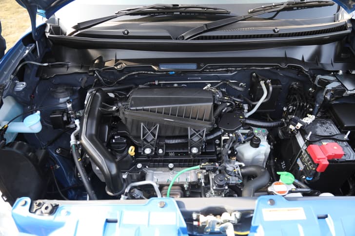 Open Bonnet Engine Shot