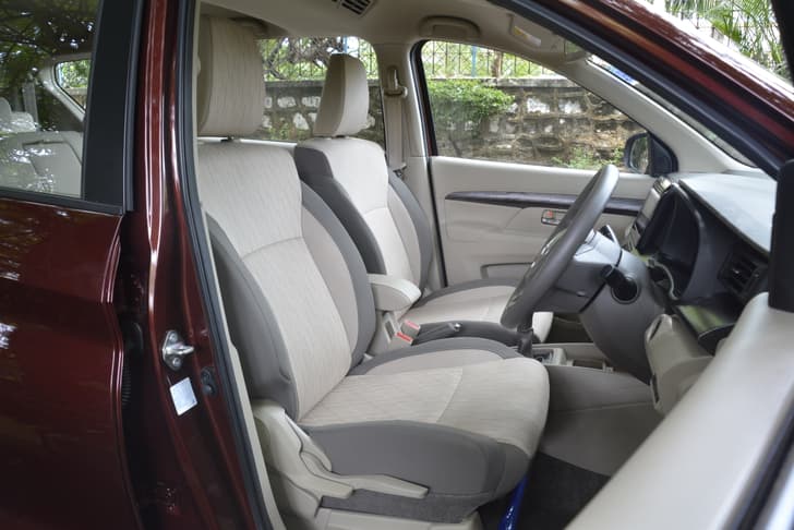 Maruti Suzuki Ertiga Front Row Seats