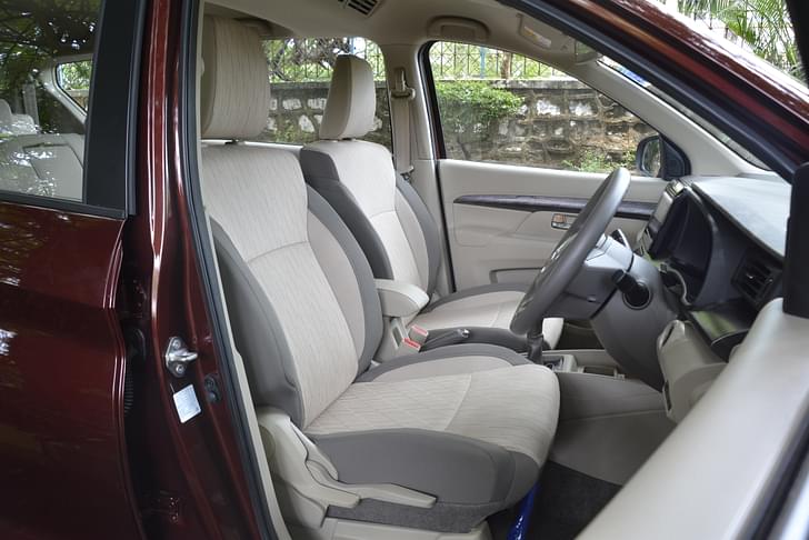 Maruti Suzuki Ertiga Front Row Seats