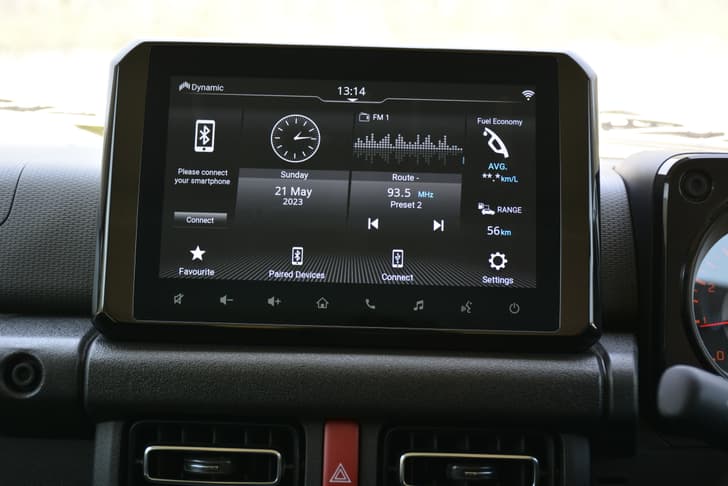 Maruti Suzuki Jimny Dashboard