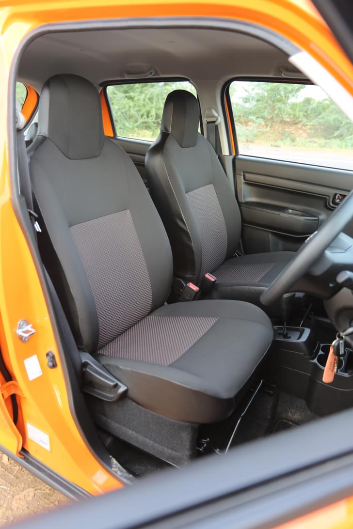 Maruti Suzuki S Presso Front Row Seats