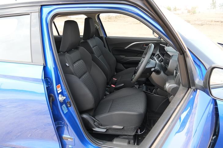 Maruti Suzuki Swift Front Row Seats