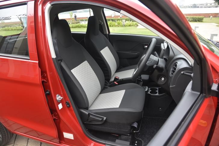 Maruti Suzuki Alto K10 Front Row Seats