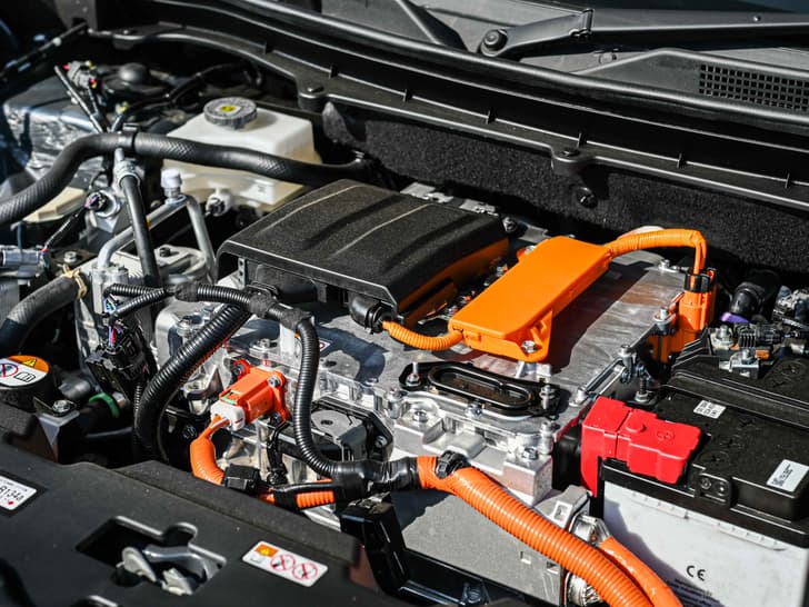 Open Bonnet Engine Shot