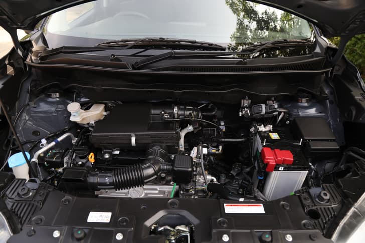 Open Bonnet Engine Shot