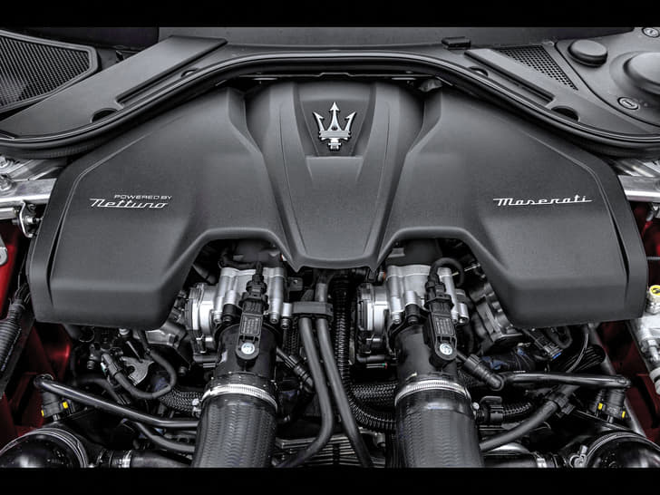 Open Bonnet Engine Shot