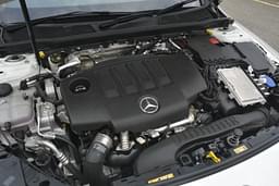 Mercedes Benz A Class Limousine Open Bonnet Engine Shot