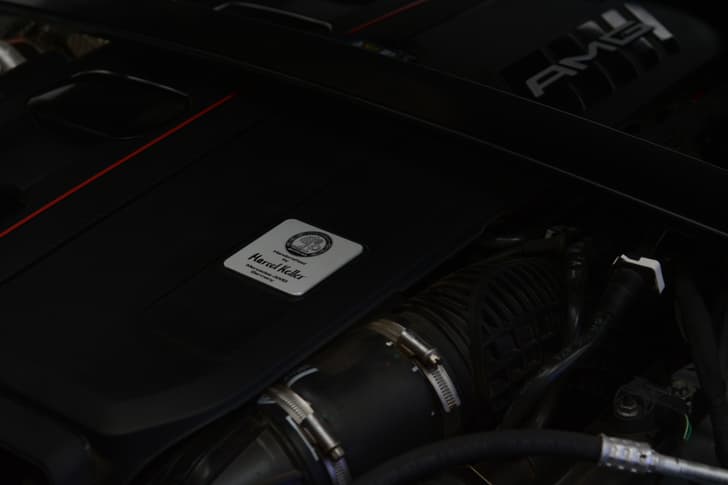 Open Bonnet Engine Shot