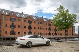 Mercedes-Benz CLA Electric Rear Right Three Quarter