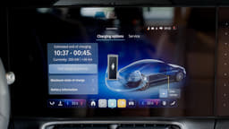 Mercedes-Benz CLA Electric Infotainment System
