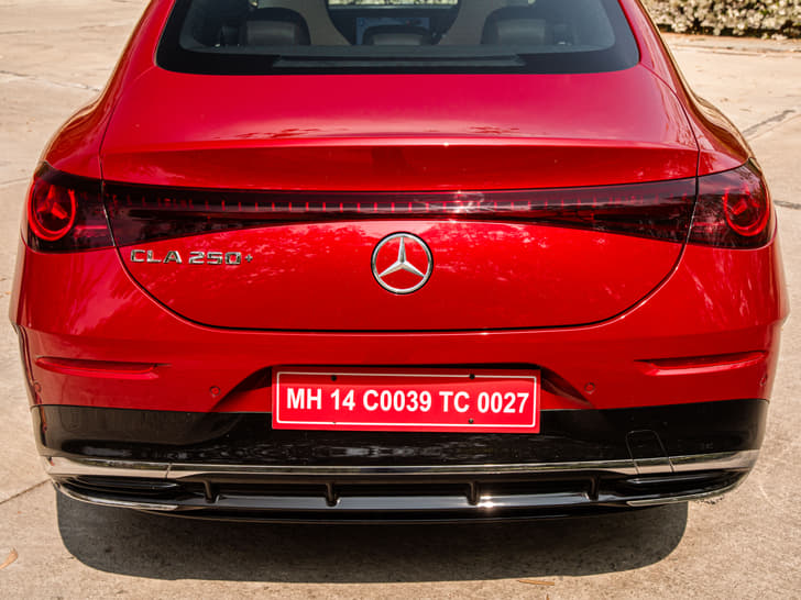 Mercedes Benz Cla Electric Rear View Mercedes Benz Cla Electric Rear View