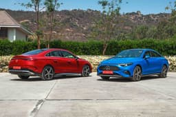 Mercedes Benz Cla Electric Rear View