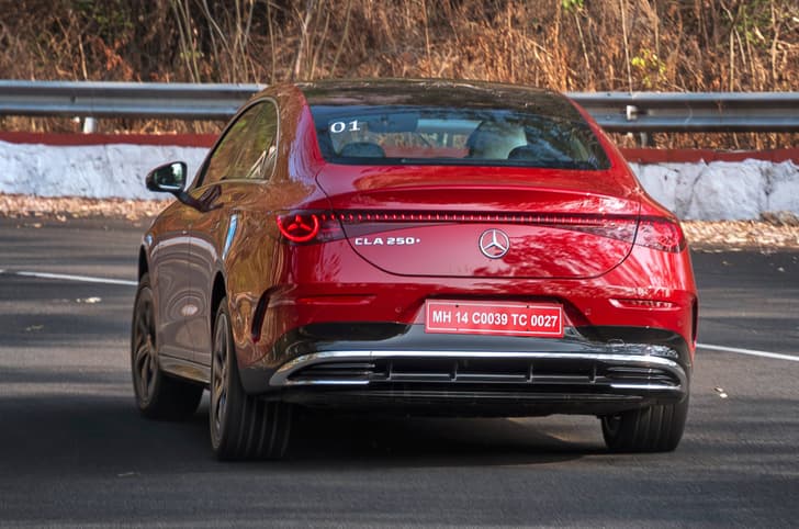 Mercedes Benz Cla Electric Rear View Mercedes Benz Cla Electric Rear View