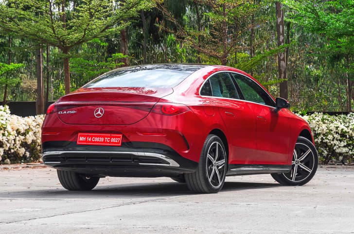 Mercedes Benz Cla Electric Rear View