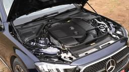 Mercedes Benz E Class Open Bonnet Engine Shot
