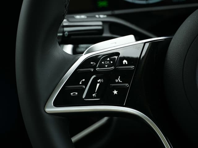 Leather Wrapped Steering Wheel Image - 30015
