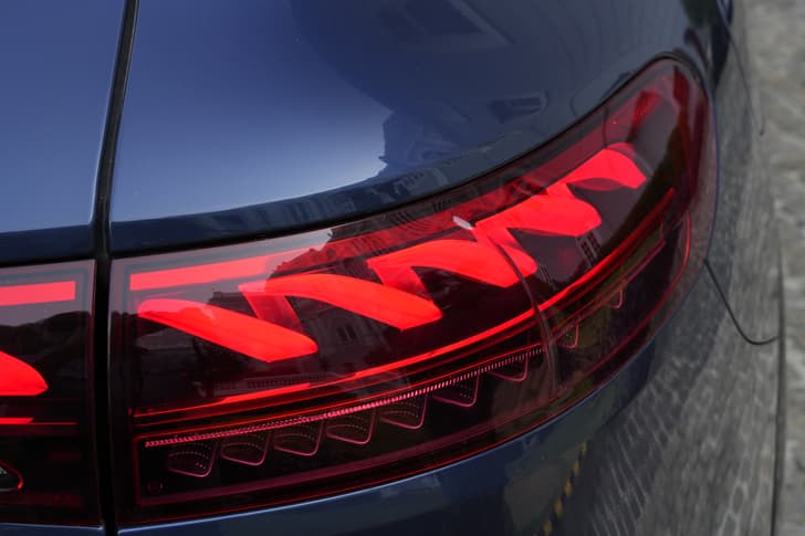 Mercedes Benz Eqs Suv Rear View