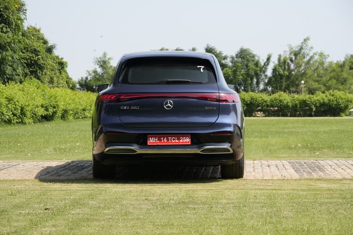 Mercedes Benz Eqs Suv Rear View