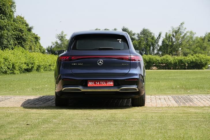 Mercedes Benz Eqs Suv Rear View