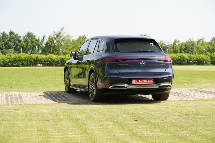 Mercedes Benz Eqs Suv Rear View