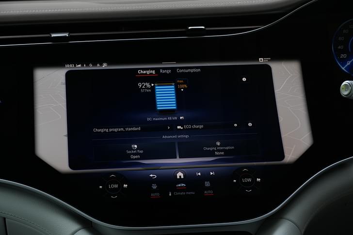Mercedes Benz Eqs Suv Dashboard