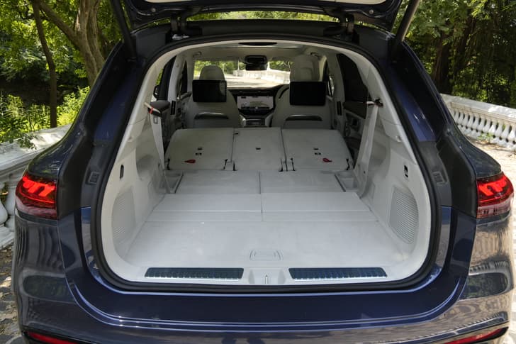 Mercedes Benz Eqs Suv Rear View