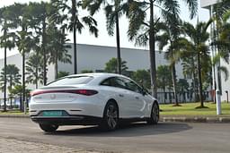 Mercedes Benz Eqs Rear View