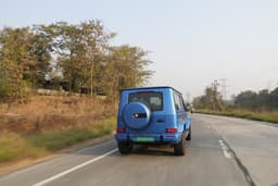 Mercedes Benz G Class Electric Color Blue