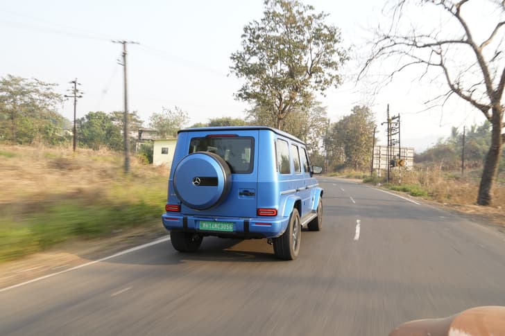 Mercedes Benz G Class Electric Color Blue