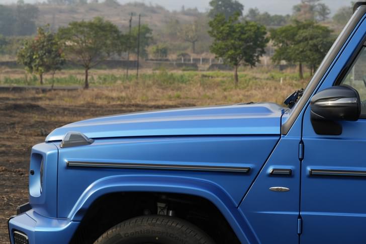 Mercedes Benz G Class Electric Color Blue