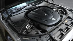 Mercedes Benz S Class Maybach Open Bonnet Engine Shot