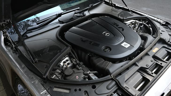 Open Bonnet Engine Shot