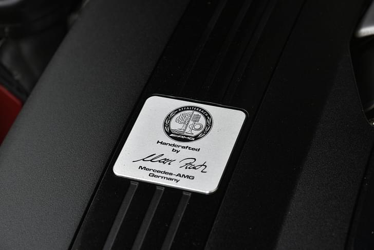 Mercedes Benz Sl Open Bonnet Engine Shot