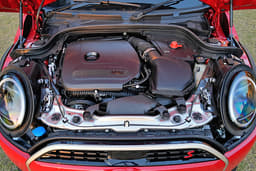 Mini Cooper Convertible Open Bonnet Engine Shot