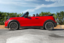 Mini Cooper Convertible Left Side View Mini Cooper Convertible Left Side View