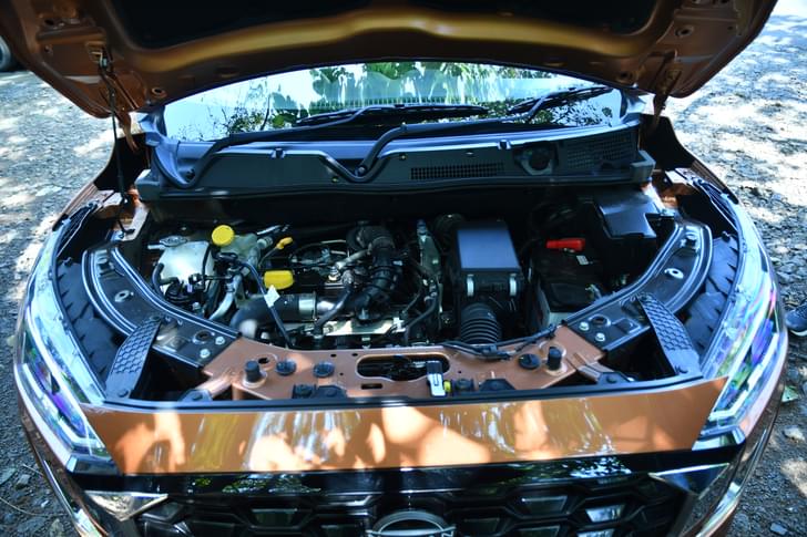 Open Bonnet Engine Shot