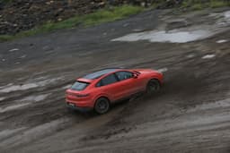 Porsche Cayenne Coupe Rear View