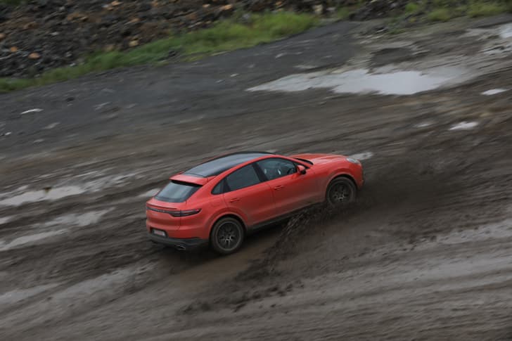 Porsche Cayenne Coupe Rear View