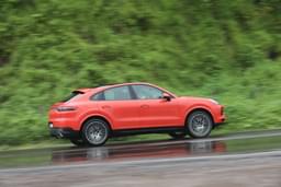 Porsche Cayenne Coupe Rear View