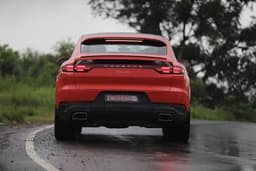 Porsche Cayenne Coupe Rear View