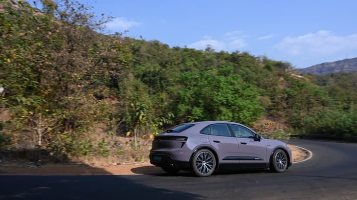 Porsche Macan Ev Rear View